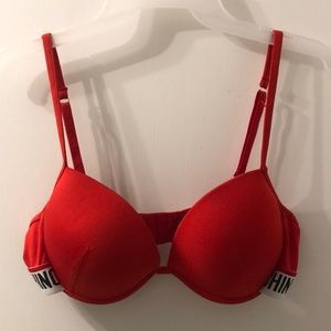 MOSCHINO red bra